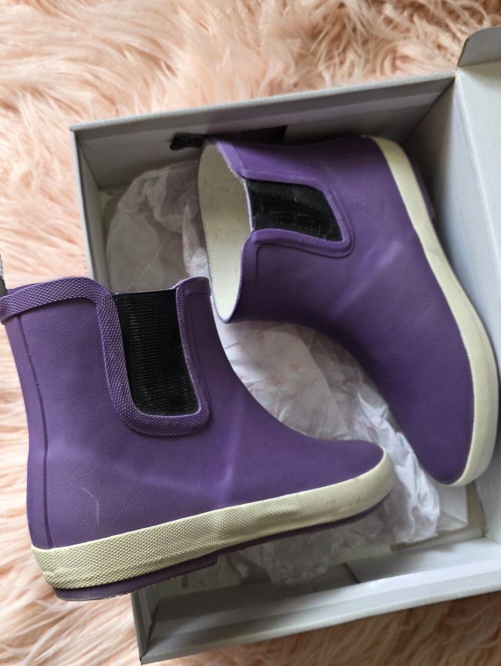 Journee Purple Rain Boots